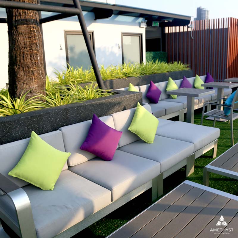 Amethyst Hotel Pattaya Rooftop Furniture Project