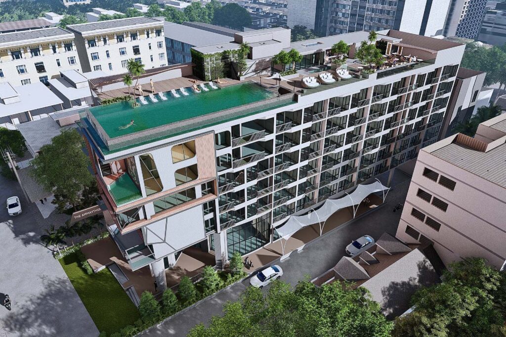 Amethyst Hotel Pattaya Rooftop Furniture Project