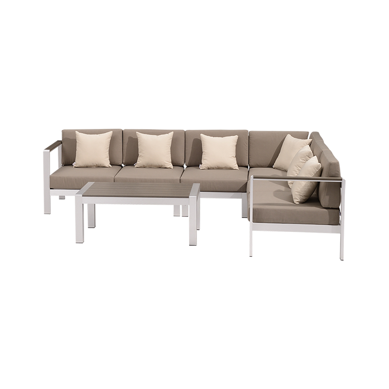 Modern Modular Aluminum Sofa Ashley