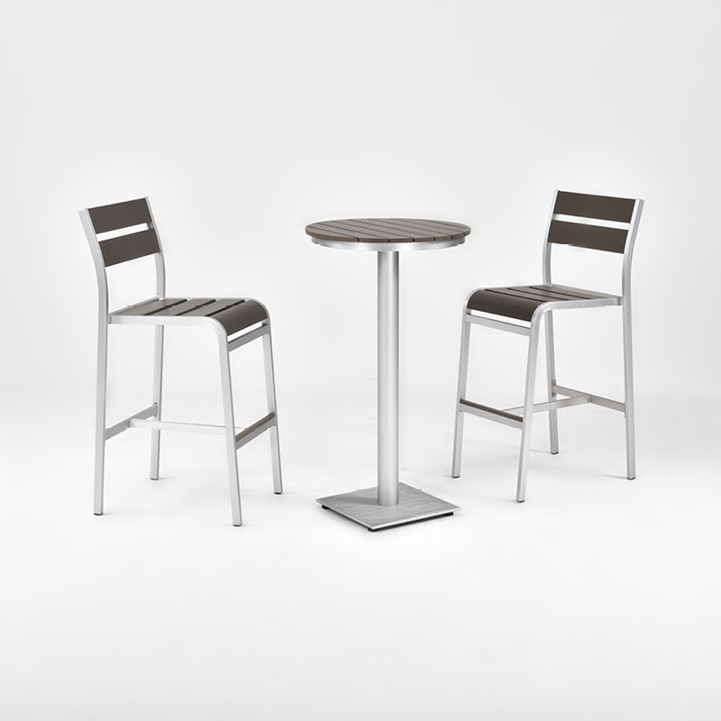 Rooftop Garden Round Bar Table and 2 Bartools Fay & Claire design