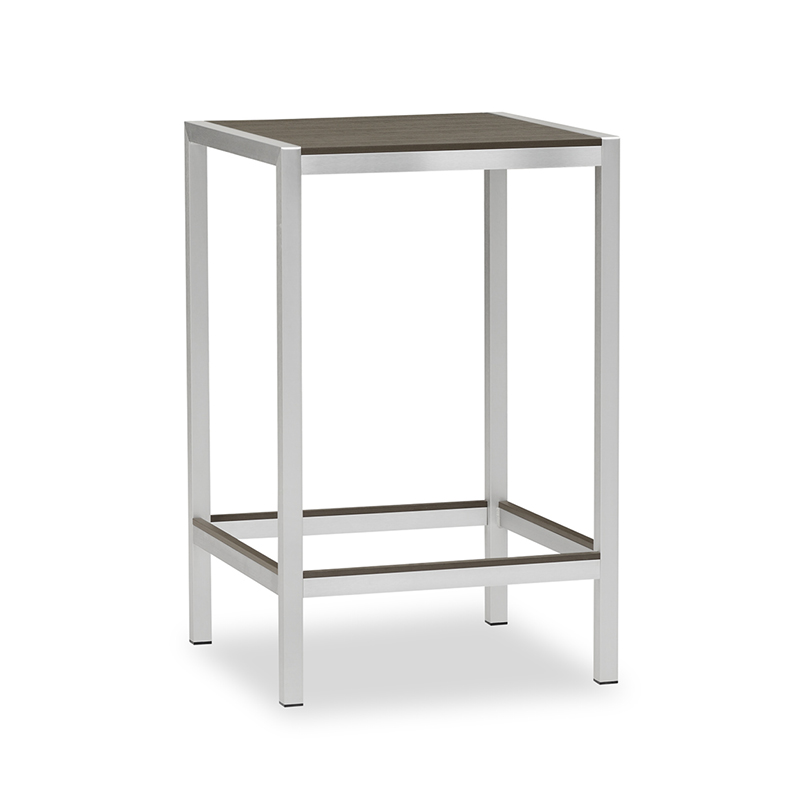 Outdoor Aluminum Counter Table Marley Square