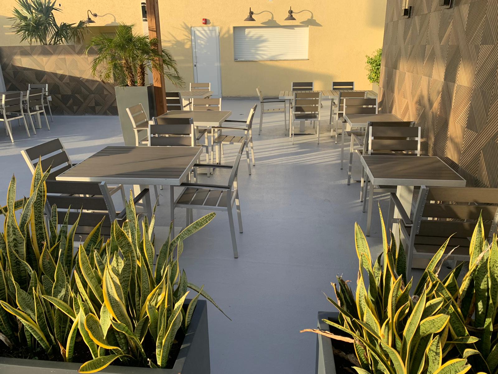 The VUE Rooftop Restaurant Furniture Project