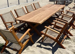 9. Etsy outdoor live edge table