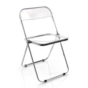 Anonima Castelli Plia Folding Chair stainless steel