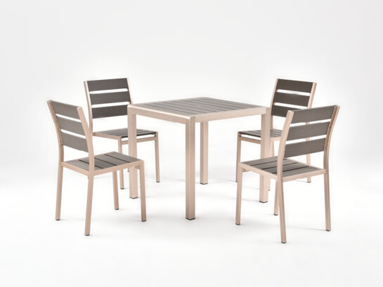Champagne Dining Table and 4 Chairs Wholesale Ayers & Joe