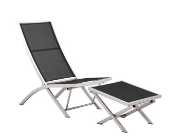 Garden Lounge Chair with FootStool York